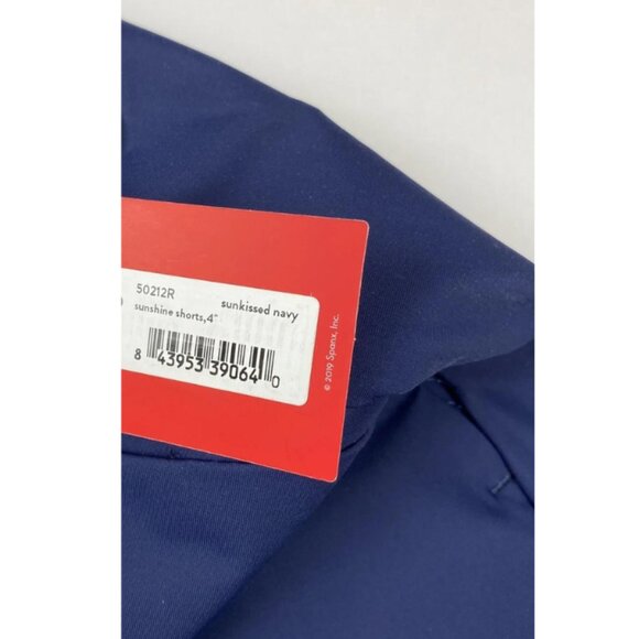 Spanx NWT Women's Navy Blue 4" Relaxed Fit Athletic Shorts, Size 2X - Picture 5 of 5